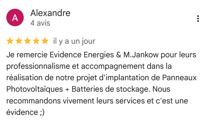 avis google evidence energies pontarlier